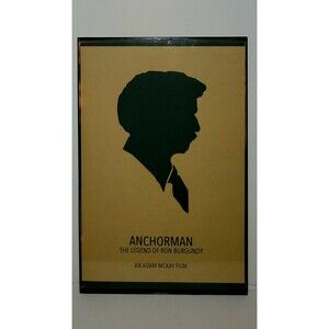 "ANCHORMAN" Ron Burgundy! Will Ferrell 11x17 Minimalist Movie Poster (No Frame)